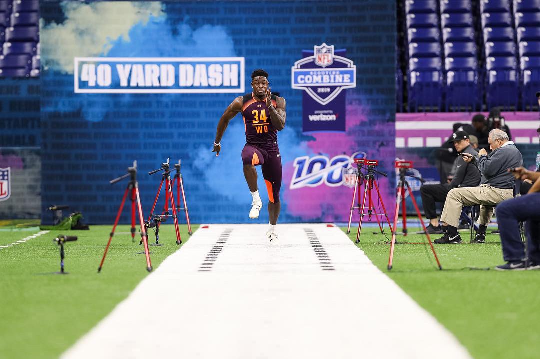 Rich Eisen compares his 40-yard dash with DK Metcalf's following