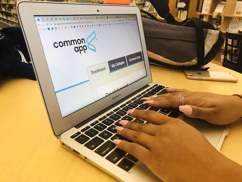 Most students apply to their schools through the Common Application.