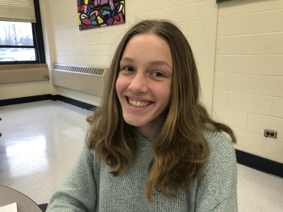 Sophomore Cara Hliboki: I think that it’s a good way to prevent coronavirus from spreading in the school and that it’s a good precautionary measure, and it would give me a chance to catch up on sleep and work at my own space.