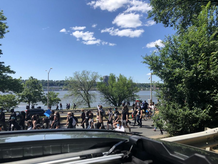 Black Lives Matter protestors shut down the West Side Highway.