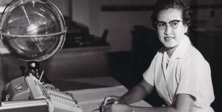 Katherine Johnson succeeded in a field dominated by white men as a woman of color.