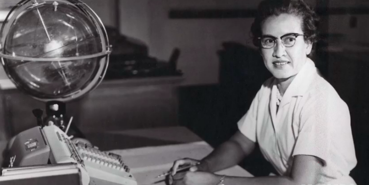 Katherine+Johnson+succeeded+in+a+field+dominated+by+white+men+as+a+woman+of+color.