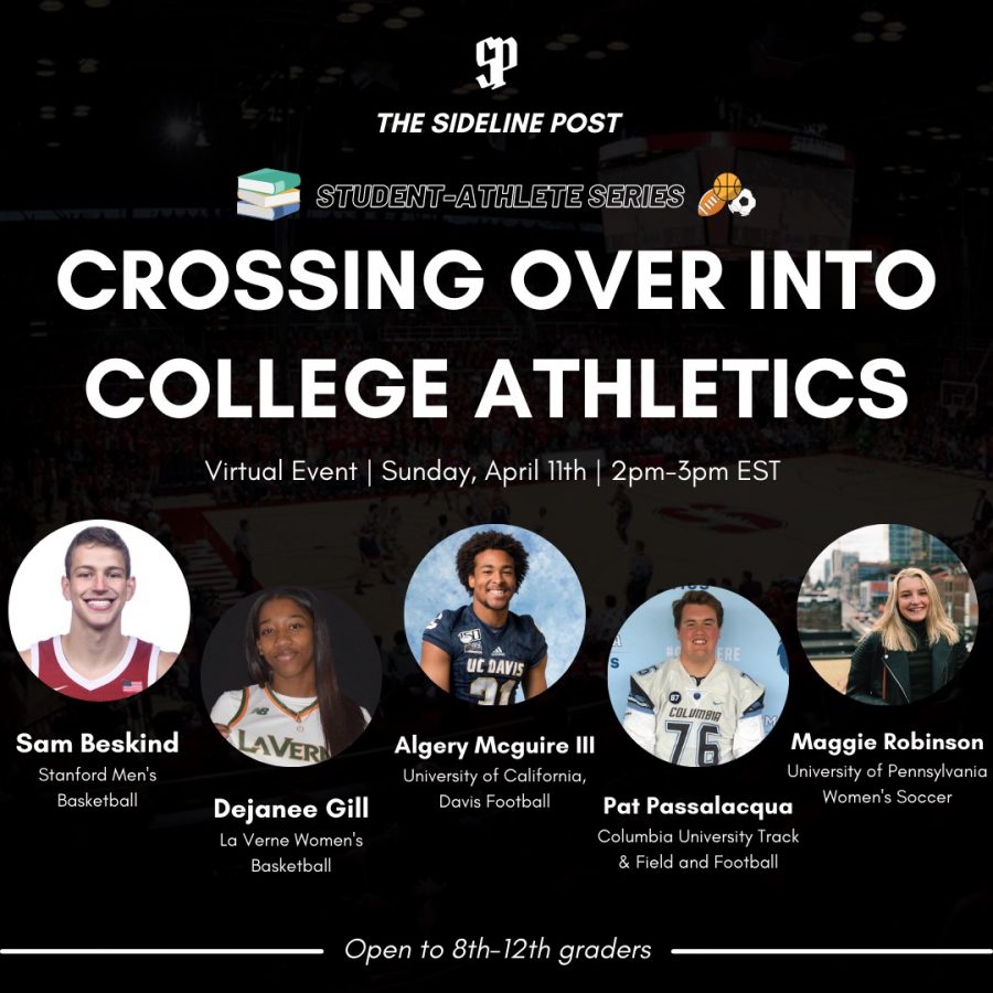 This virtual series will present five different athletes sharing their perspectives on college athletics. 