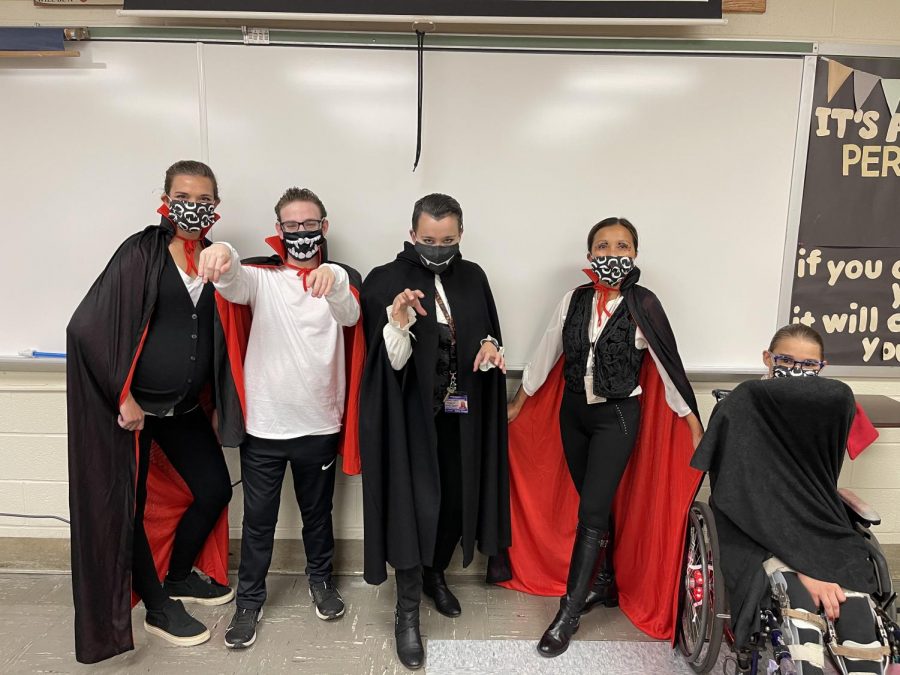 Mrs. Doherty and her class embraced their inner Dracula.