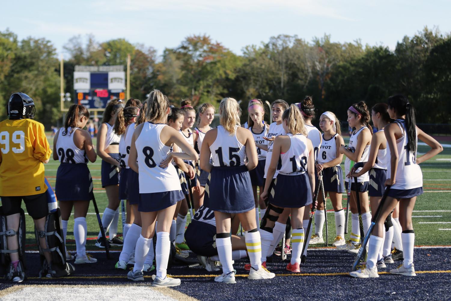 NV/Old Tappan field hockey assisted by soccer coach