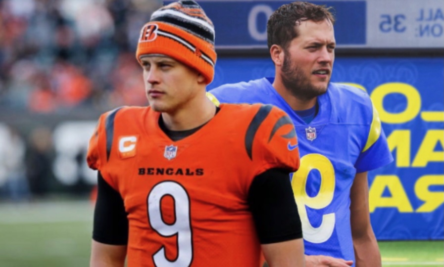It is likely that Matthew Stafford will appear on television first during the National Anthem