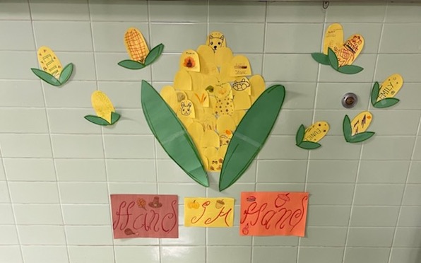 Hand-in-Hands corn project from November. 