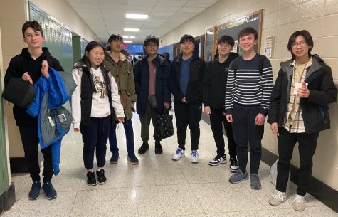 Pictured Above: members of the NVOT Math Team who competed in the NJ Math League