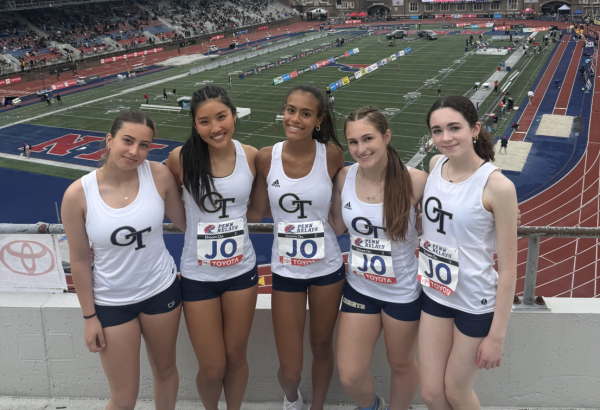 The Latest - The Track Team competed at Penn Relays, junior lacrosse players Jaley Mazzetti reached her 300th save, and Charlotte Malady reached her 100th assist.